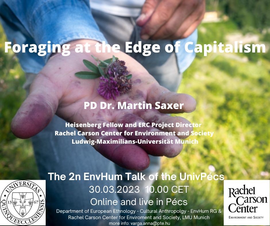 The 2nd EnvHum Talk of the UnivPécs 30.03.2023 10.00 CET Online and live in Pécs (1)