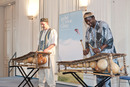 A musical interlude featuring balafon players Mamadou Sanou and Roland Adam