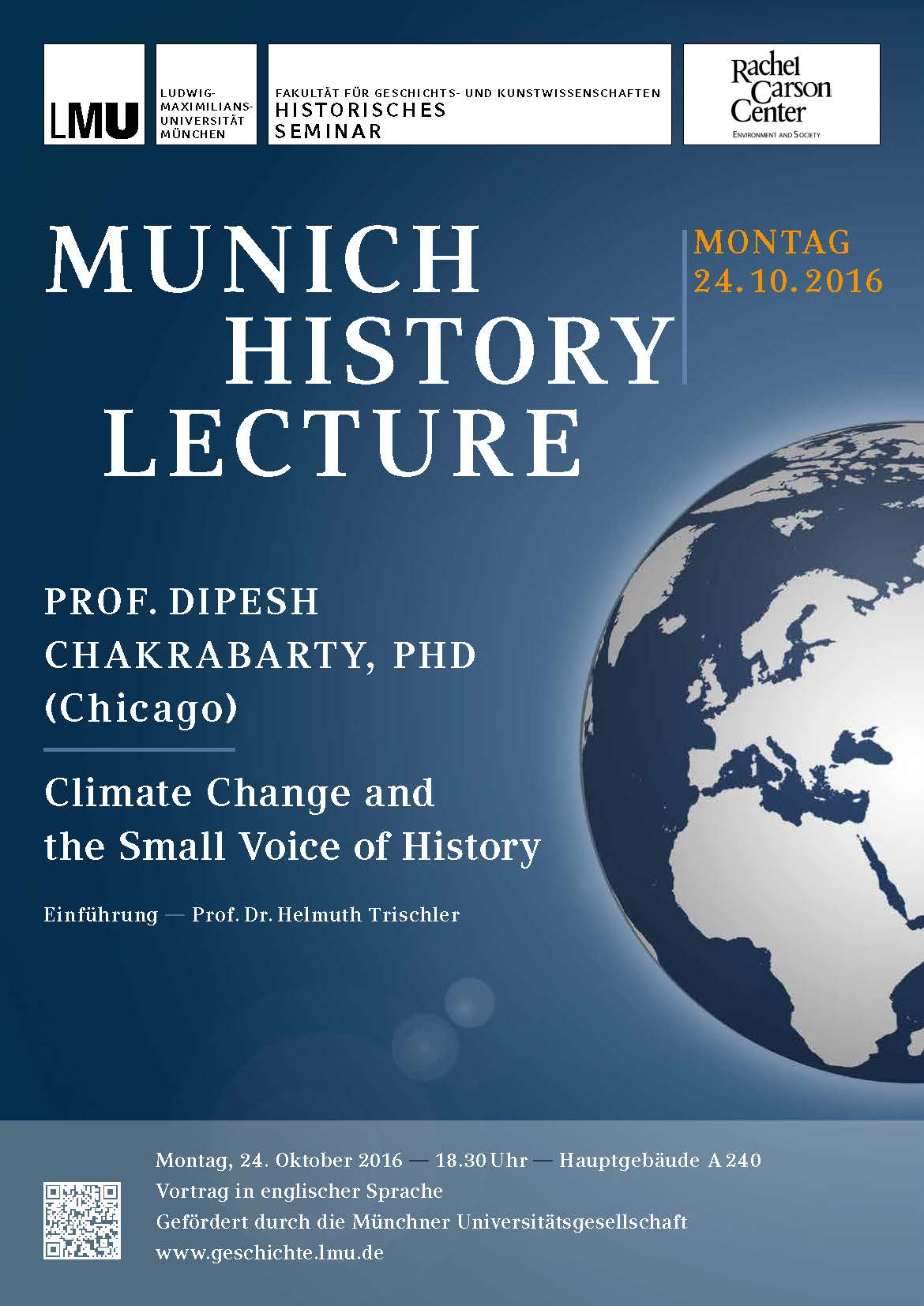 Munich History Lecture Plakat