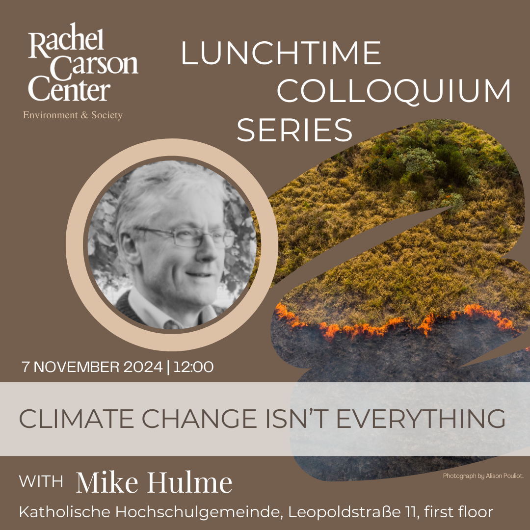Nov 7 – Mike Hulme