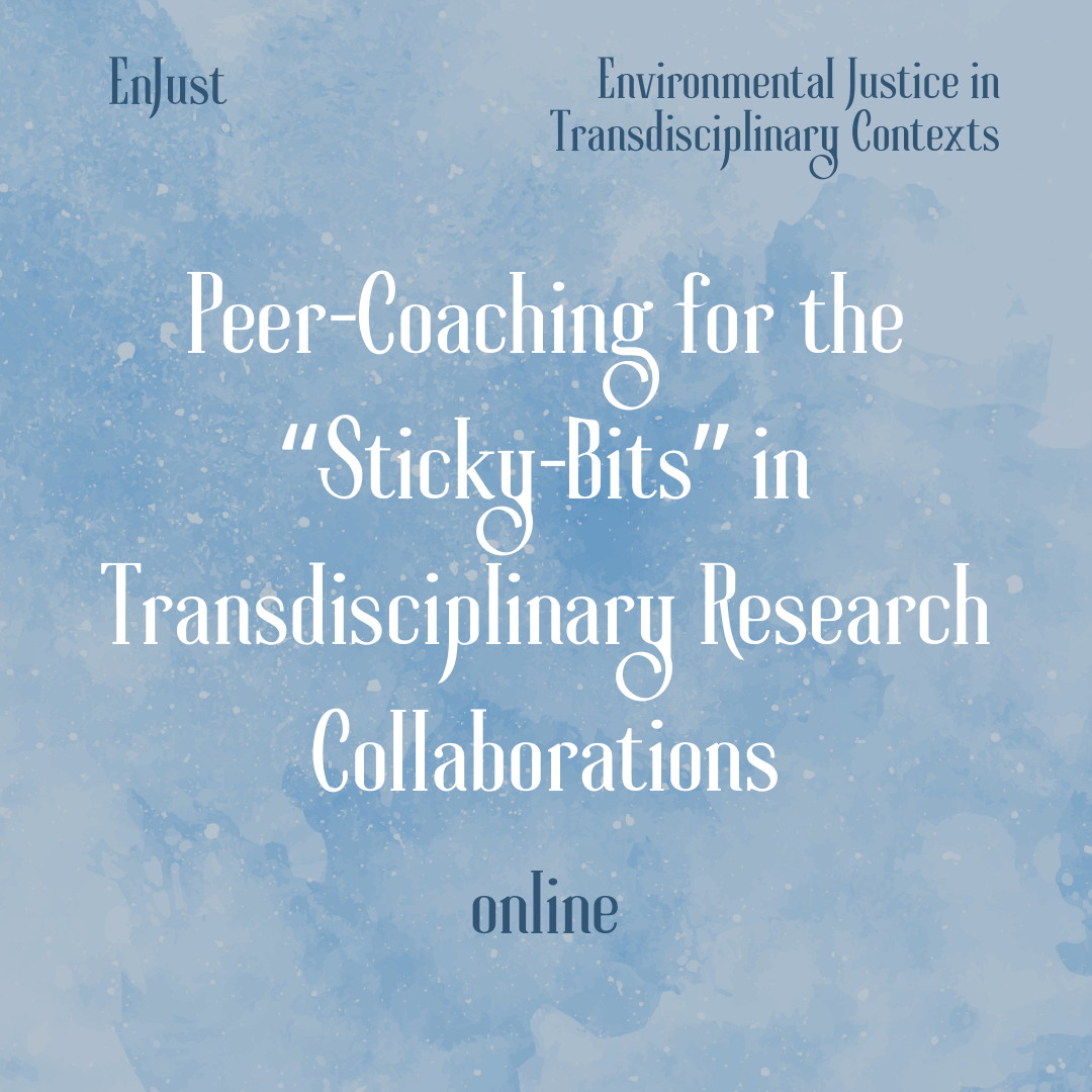 Peer-Coaching for the “sticky-bits” in transdisciplinary Research Collaborations